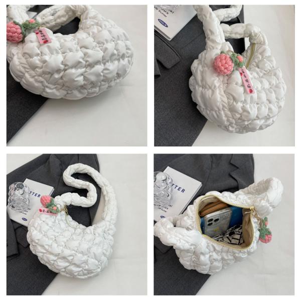Daily Life Must-Have Newest Fashinable Korean Style Quilted Puffer Weekend Travel Bag