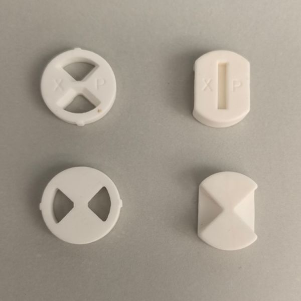 OEM ODM Alumina Ceramic Discs For Spline Long Spindle Brass Headwork