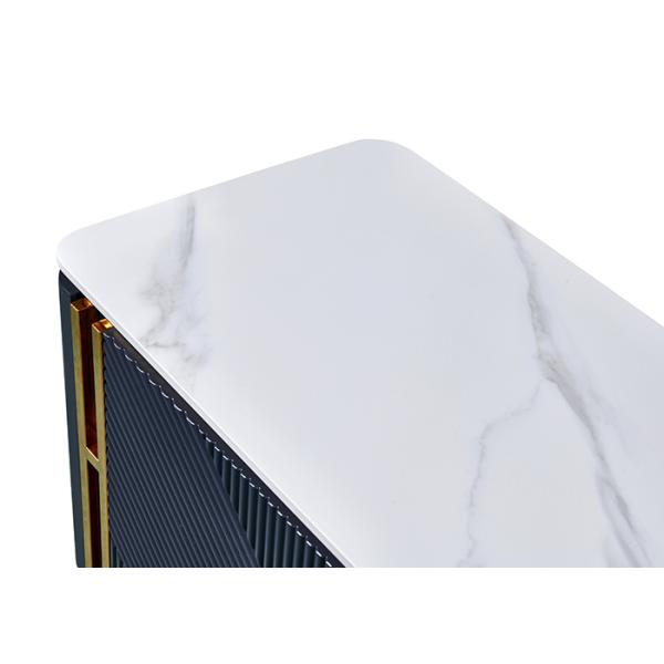 ISO9001 Modern Stainless Steel Coffee Marble Table