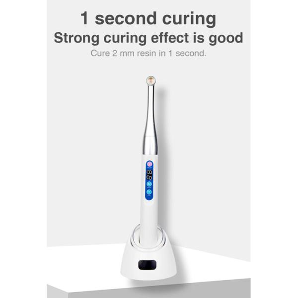 Dental LED Curing Lamp 1 Second Cure Blue Light Metal Head Dentistry Tool