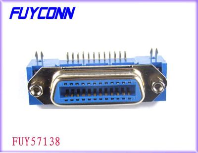 Conector fêmea do anjo do direito do PWB de 36 Pin Centronic para a impressora
