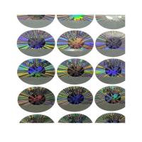 Impression offset d'étiquettes autocollantes holographiques durables et peu coûteuses