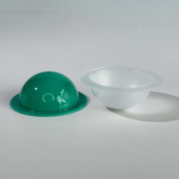 Vaso de gelatina hemisférico de PP de 10 ml para cosméticos personalizable