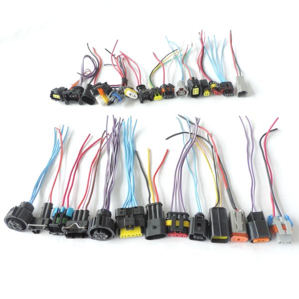 12V 24V 4 Pin Trailer Wiring Harness Female Male 18AWG 16AWG