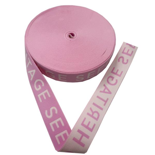 Alta tenacidad suave de 3 cm de ancho Jacquard elástico para textiles para el hogar