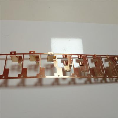 OEM Small Size Precision Metal Stamping Parts Brass Sheet Material High Precision