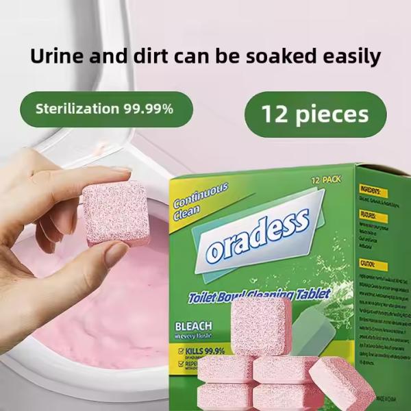 ODM Natural Toilet Tank Tablets 15g Toilet Bowl Cleaner Tablets