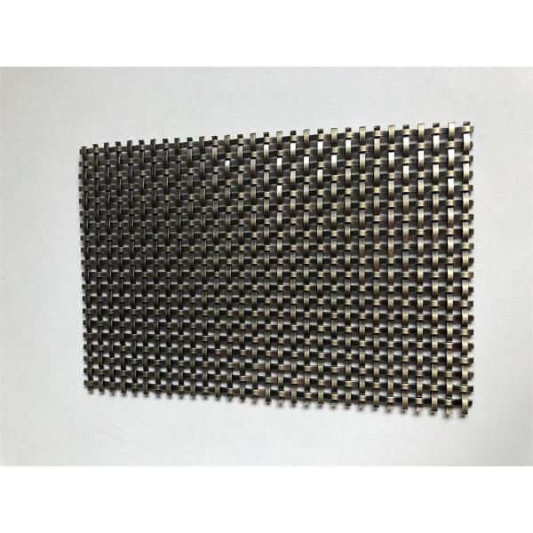 Пре гофрированная ячеистая сеть нержавеющей стали сплетенная медным покрытием для стены прихожей