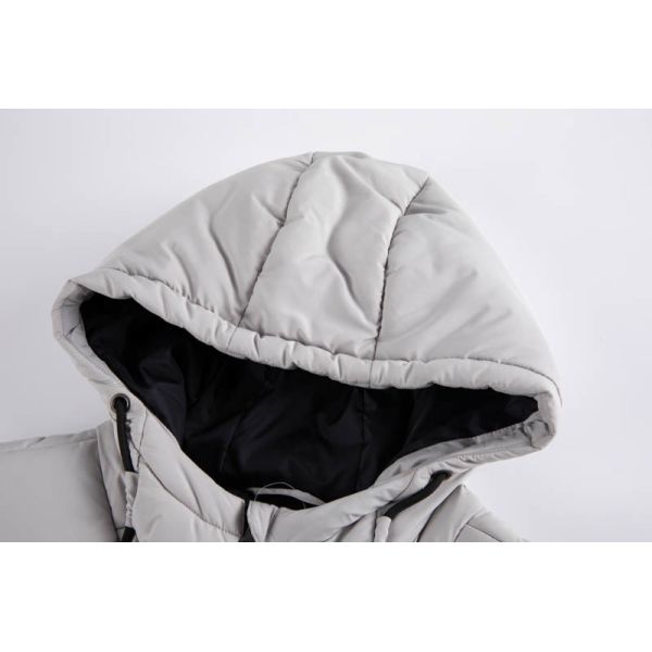 220 Grams Lightweight Down Jacket with USB Heated Feature and Clean Paneling Design
