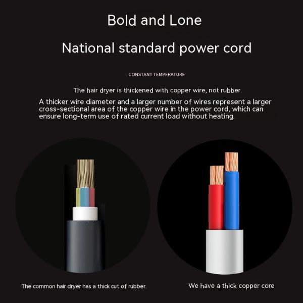 2000W Alta Velocidad Profesional Multi Attachments Set Iones Negativos Secador de cabello profesional para salones de belleza con luz azul