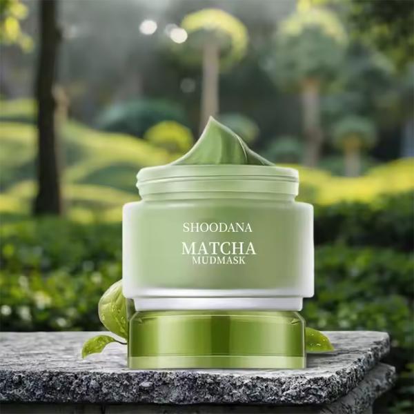 Crema para el cuidado de la piel Matcha Mud puede blanquear Composición brillante Cara Cuello Limpiar Desintoxicar la piel Resistir a la oxidación Hidratante Nutritivo