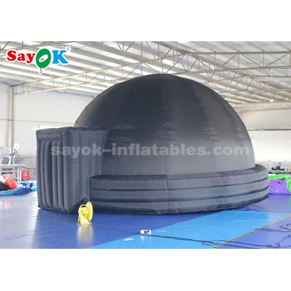 Bóveda inflable impermeable del planetario para la película del cine con la estera del piso del PVC