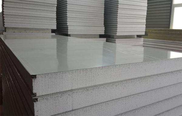 Fireproof Soundproof EPS Sandwich Panel With 38-40kg/M3 Core Density