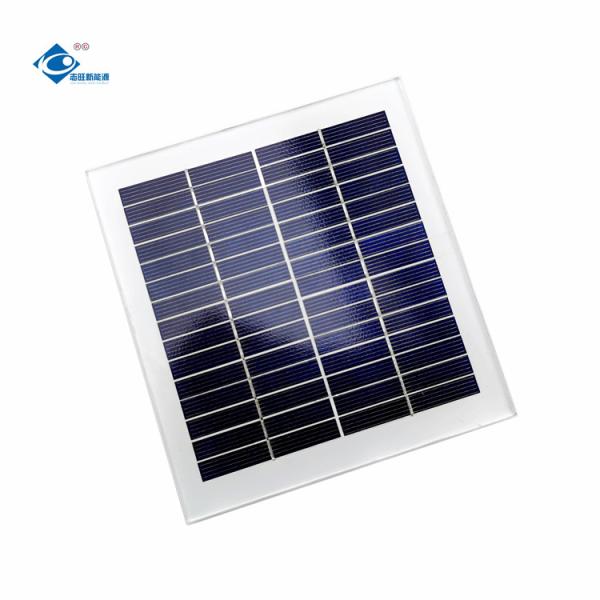 ZW-2W-15V Customized Mono Solar Panel 2W 15V New Style Portable Glass Laminated Solar Panel