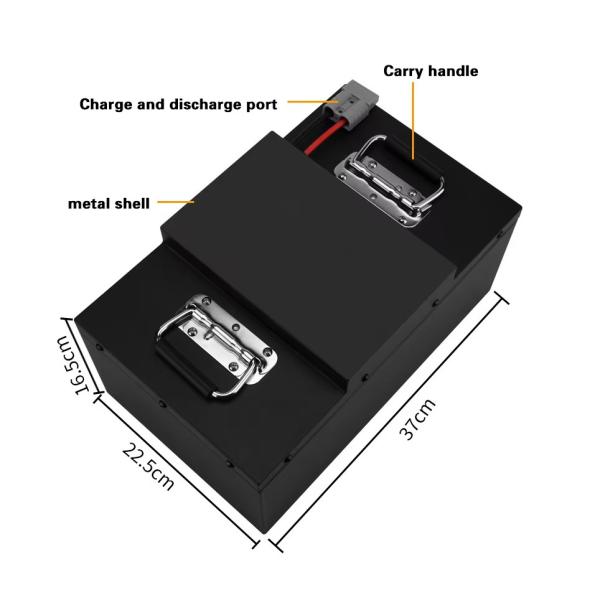 60V 65AH Electric Wheel Chair Batteries Tricycle Car ATV Bike Battery
