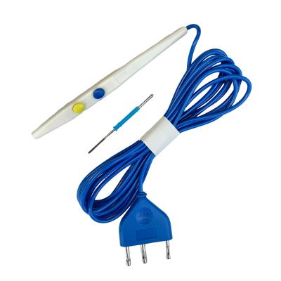 A faca cirúrgica descartável do elétrodo escreve instrumentos cirúrgicos de alta frequência