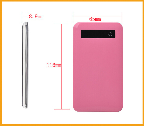 6000mah new unique product ideas super slim power bank for iphone/samsung/HTC
