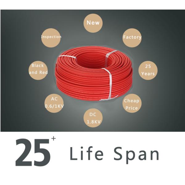 H1z2z2-K / Кабель кабеля ПВ1-Ф 6мм солнечный/Дк для солнечного Пв залуживал медного проводника