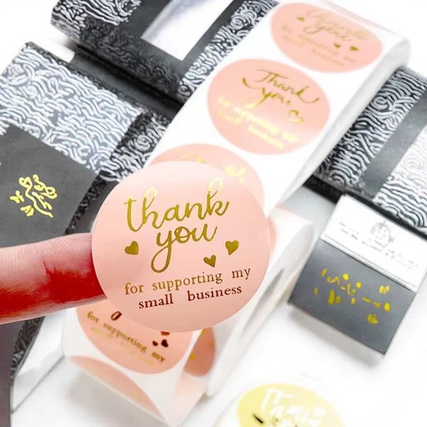 Personalized Logo Stickers for Business High-Quality Custom Designs for Branding and Customer Appreciation
