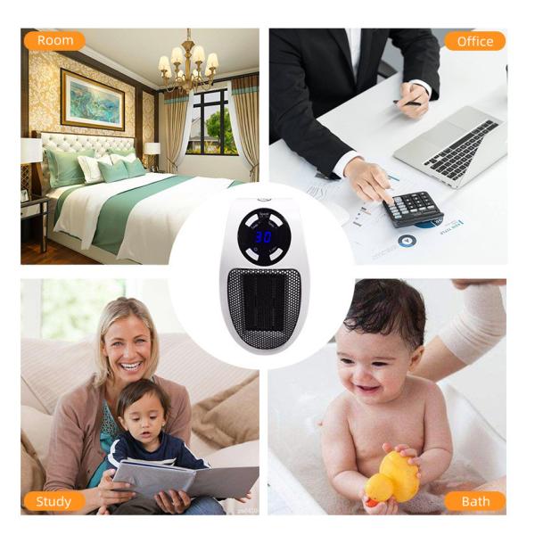 Heating Mini Portable Warm Air Blower 40w Desktop PTC Ceramic Fan Heater