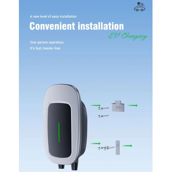 Wallbox AC Ev Car Charger 22kW 7kW 11kW 9kW Wall-mounted Fast Charging Station for Home Use EV Charger for Electric Cars