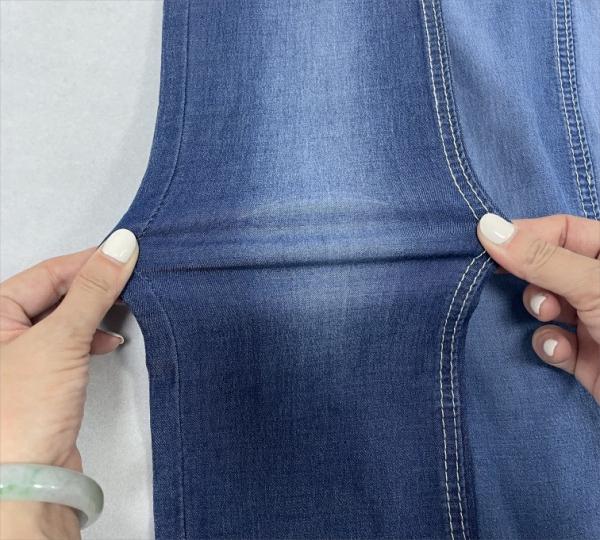 Cotton Lyocell Spandex 71/72 Width Summer 4.8 Oz Light Weight Elastic Denim Fabric For Jeans