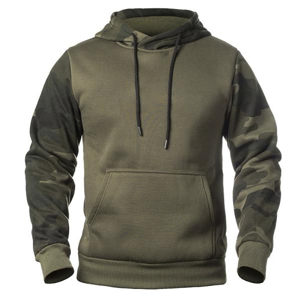 Autumn Winter Casual Hoodies Heat Transfer Camouflage Long Sleeved