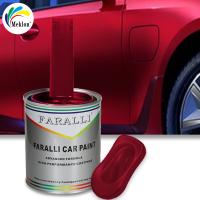Peinture de voiture rouge vif 1K2K personnalisable, résistante à l'usure et aux intempéries