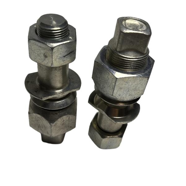 Steel Material Front Axle Hub Bolt for Forklift Model CPCD50-100 with Long Working Life