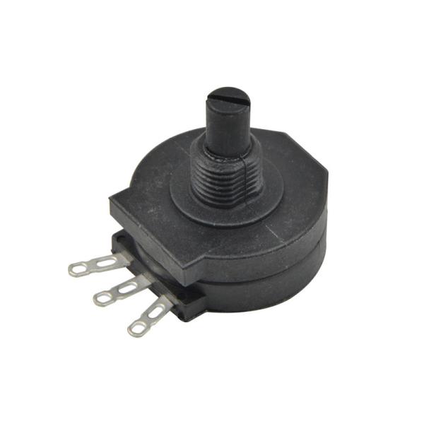 High Accuracy Carbon Film Potentiometer , RVS28 28mm Rotary Type Potentiometer