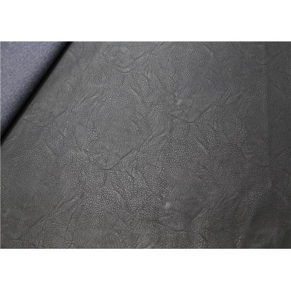 100% Viscose Embossed PU Leather 300 Gsm Anti - Mildew For Clothing Fabric