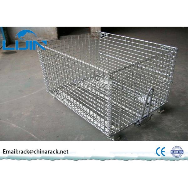 Цинк - покрытые клетки ячеистой сети, ворота падения фронта металла паллета мастерской