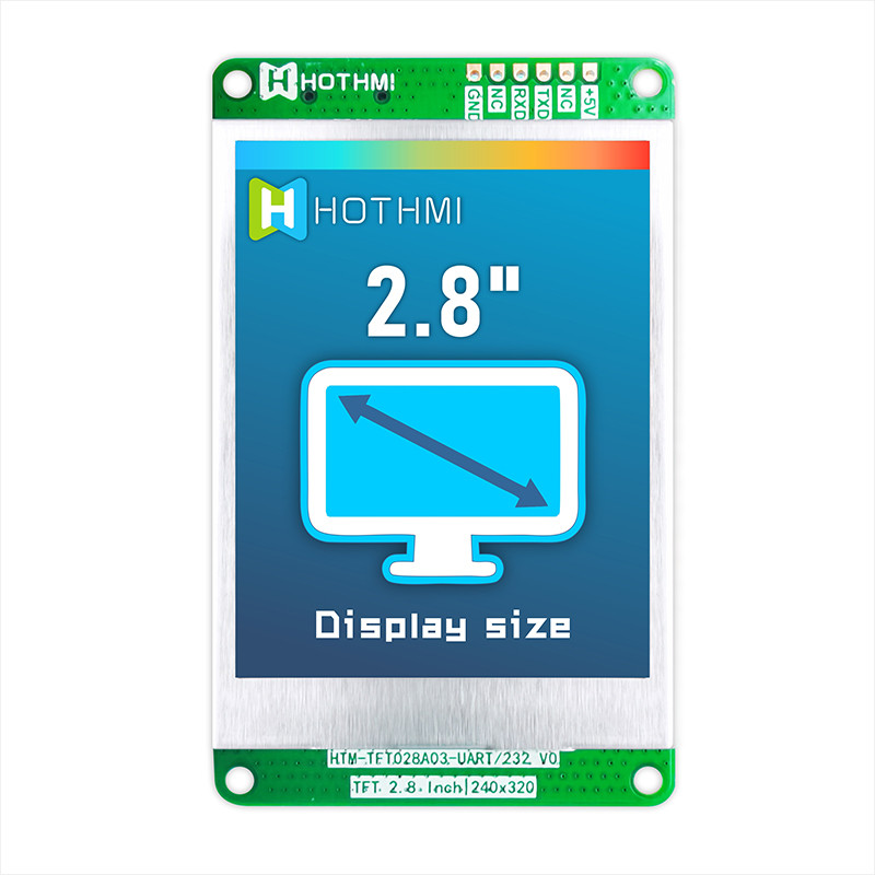 Модуль дисплея UART 2,8 дюймов, умные модули дисплея 240x320