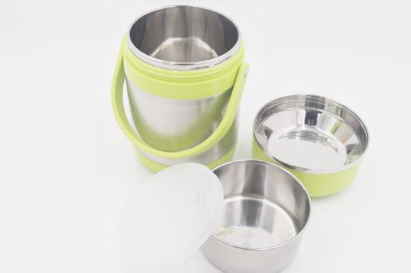 2L Home available vacuum device food storage container heat preservation tiffin lunch box