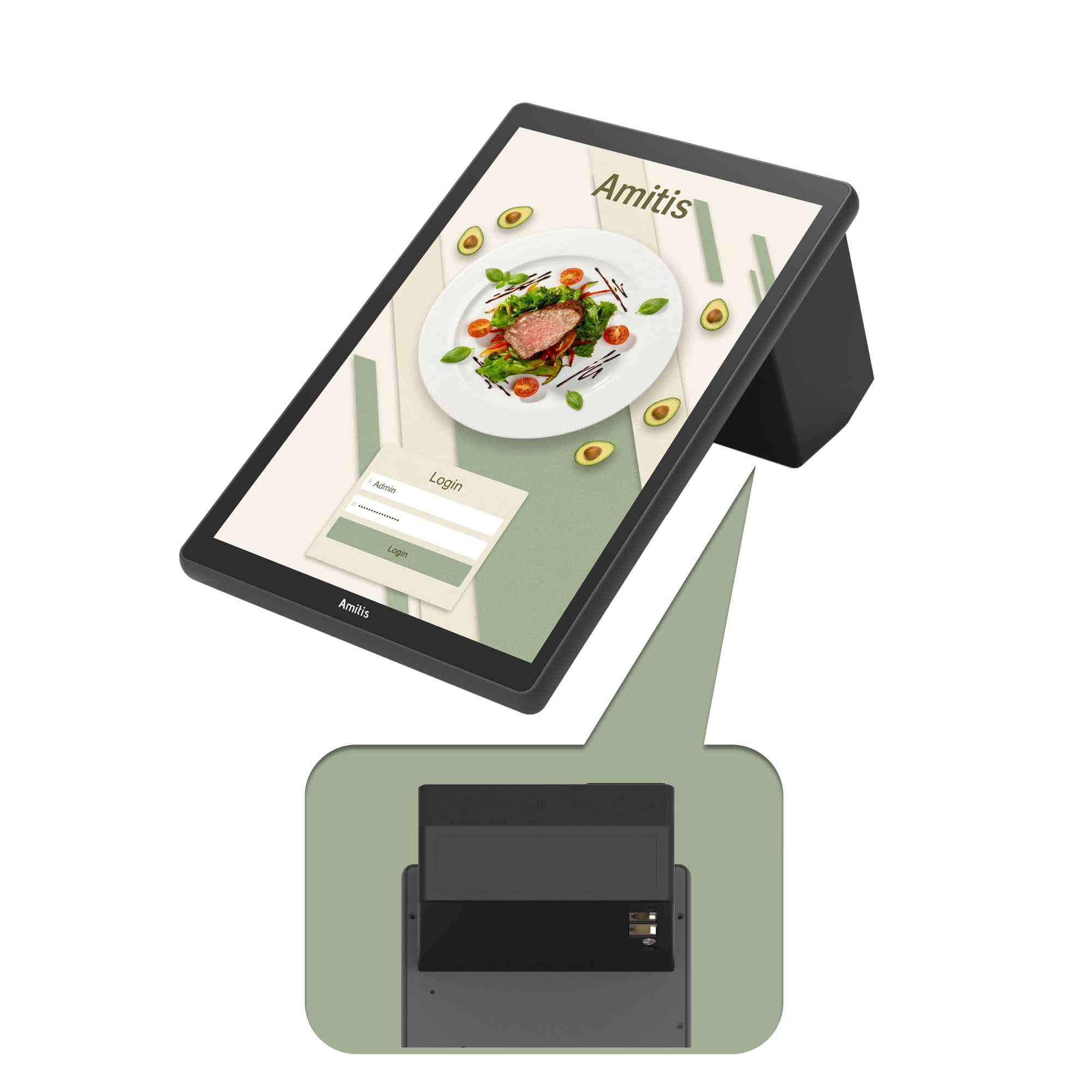 10 Inch All In One Android Touch Screen POS Terminal Octa Core Processor Fast Transactions