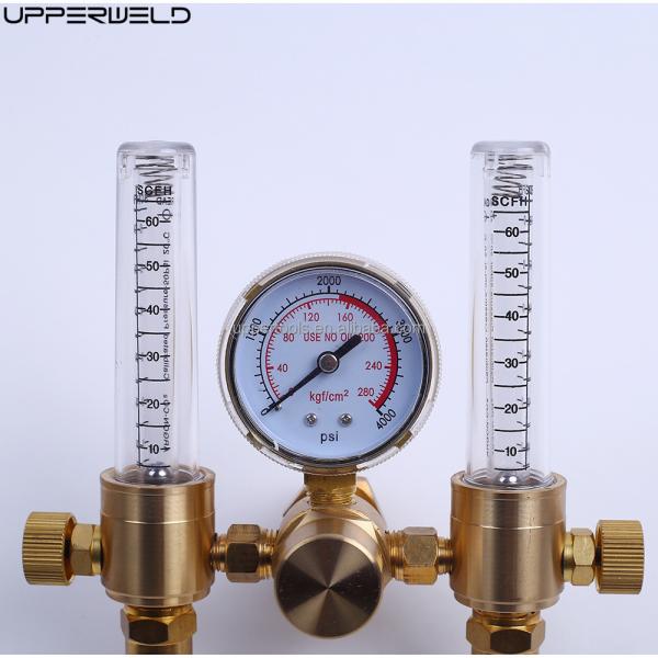 Customized OBM Support Dual Stage Argon CO2 Flowmeter Gas Pressure Regulator for Tig Mig Welder