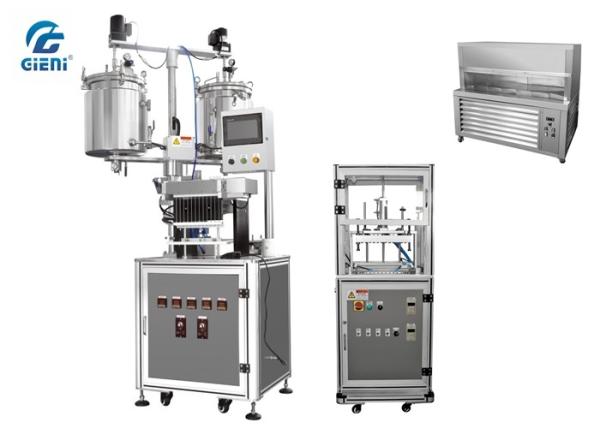 Máquina de enchimento profissional do bálsamo de bordo com Releaser do molde e plataforma de congelação