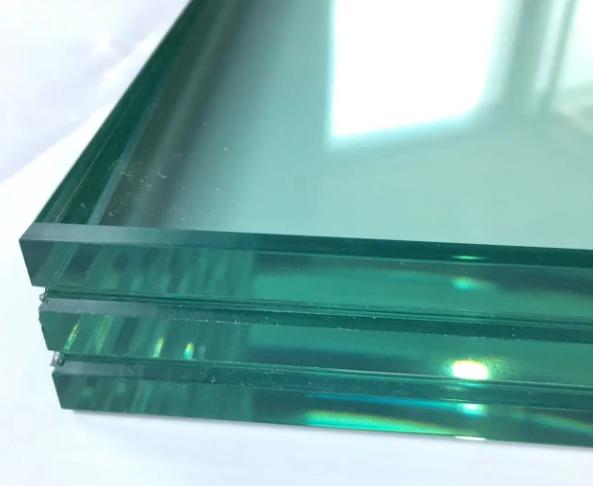 6.38-12.38 PVB Clear Flat or Curved Toughened Tempered Laminated Glass