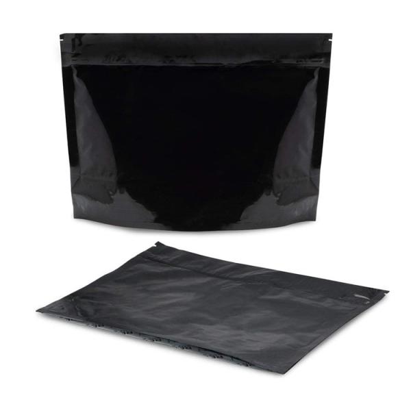 Сумка мешка медицины штейна доказательства ребенка 8 x 6 дюймов черная с запирать отпуска нажима