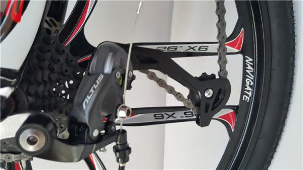 36 spokes 26 inch carbon fiber mountain bike/bicicle MTB with Shimano 30 speed, magnesium alloy one wheel