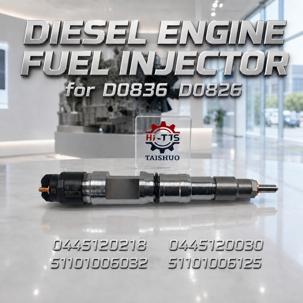 Heavy Duty Truck Diesel Engine Fuel Injector Assembly 0445120218 High Quality Truck Replacement Parts