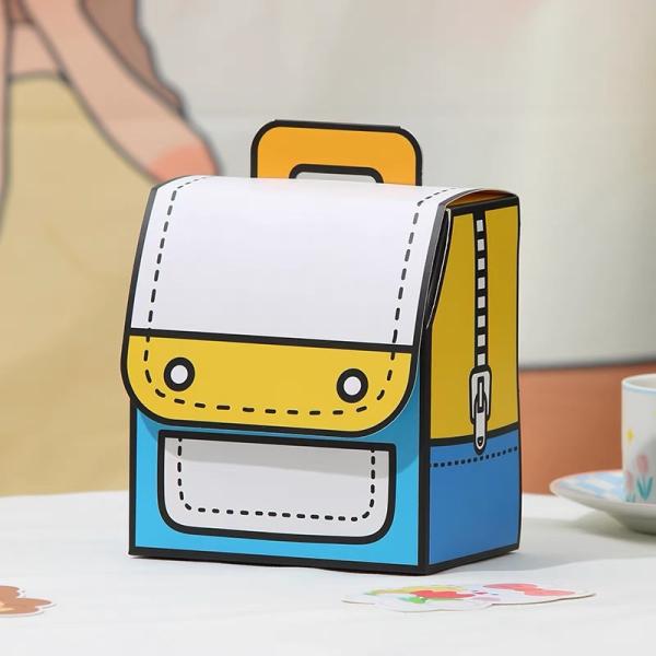 Kids Backpack-Shaped Gift Box Set for Party Favors and Snacks
