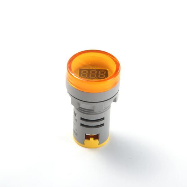 22mm small digital tube led round mini digital display frequency meter electronic indicator lamp measuring