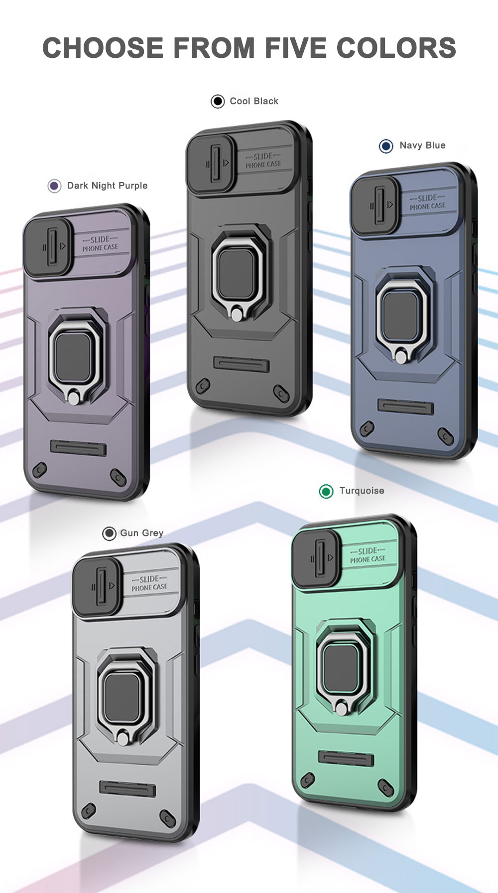 Slide Phone Case for Iphone 15 14 13 12 11 10 Plus Pro Max Rotating Camera Lens Protector Magnetic Privacy Cover Laudtec