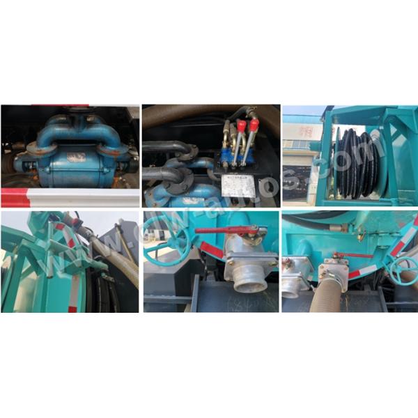 Сточной трубы вакуума 3m3 Dongfeng 4x2 тележка мини очищая