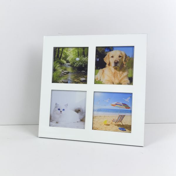 Printable Blank MDF Sublimation Frames With 4 Acrylic Inserts For Home Decor
