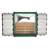 Ventilateur papillon conteneur de sacs souples OEM avec décharge supérieure de la vanne inférieure