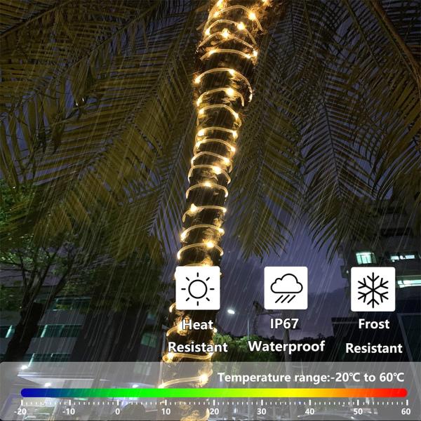 Double LED Leather Wire Tube Strip Lights IP67 Waterproof Remote Control