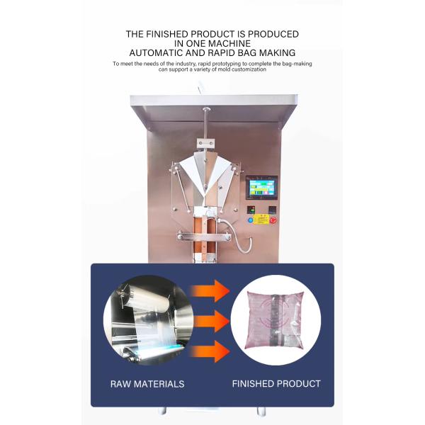 Full Automatic Vertical Filling Multi Functional Soy Milk Edible Oil Water Bag Liquid Packing Machine