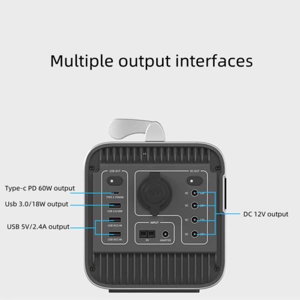 110V Power Military Camping Gear 600W Emergency Standby Camping Power Supply